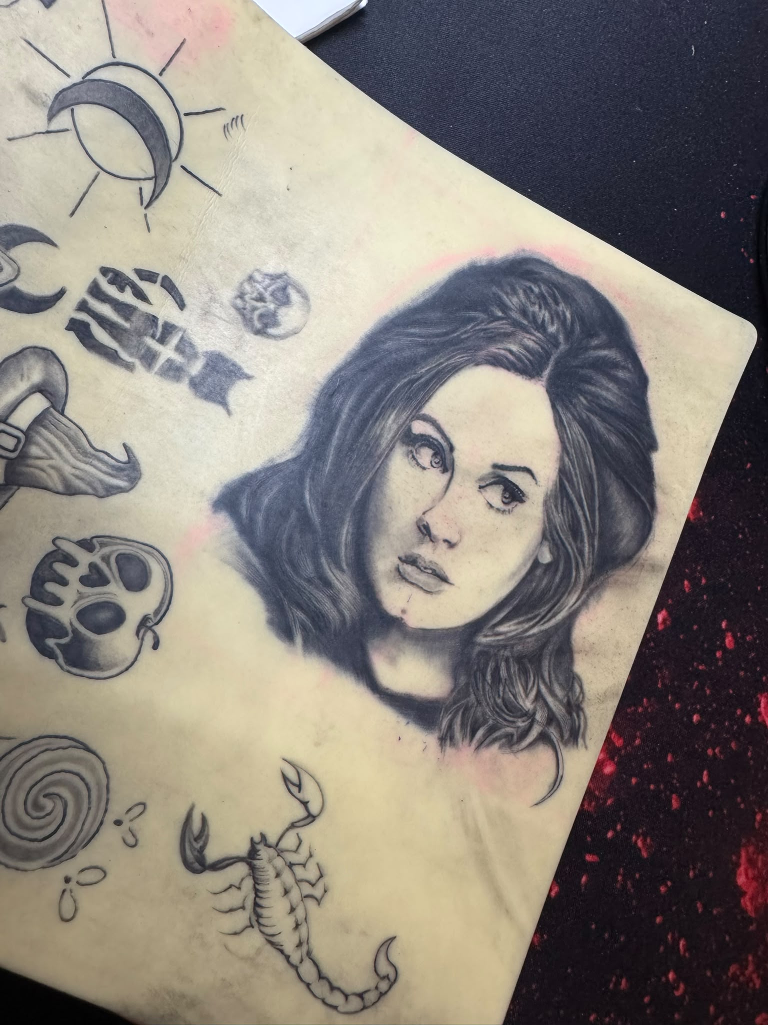 Tattoo Work KMNO4